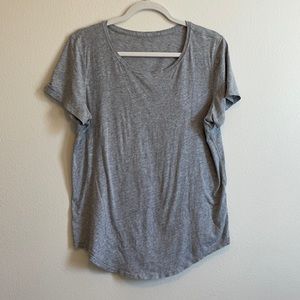 Heathered grey love crew tee lululemon